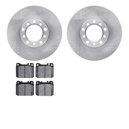 Dynamic Friction Company Front Brake Rotors with 5000 Advanced Brake Pads 6502-63155
